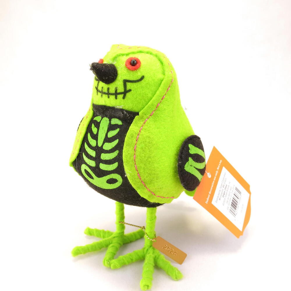 New Halloween Featherly Friends X-RAY Bird Figurine Target 2024 Hyde & Eek!